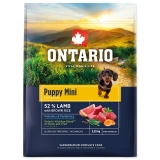 Ontario Mini Puppy Lamb with Brown rice 2,25 kg
